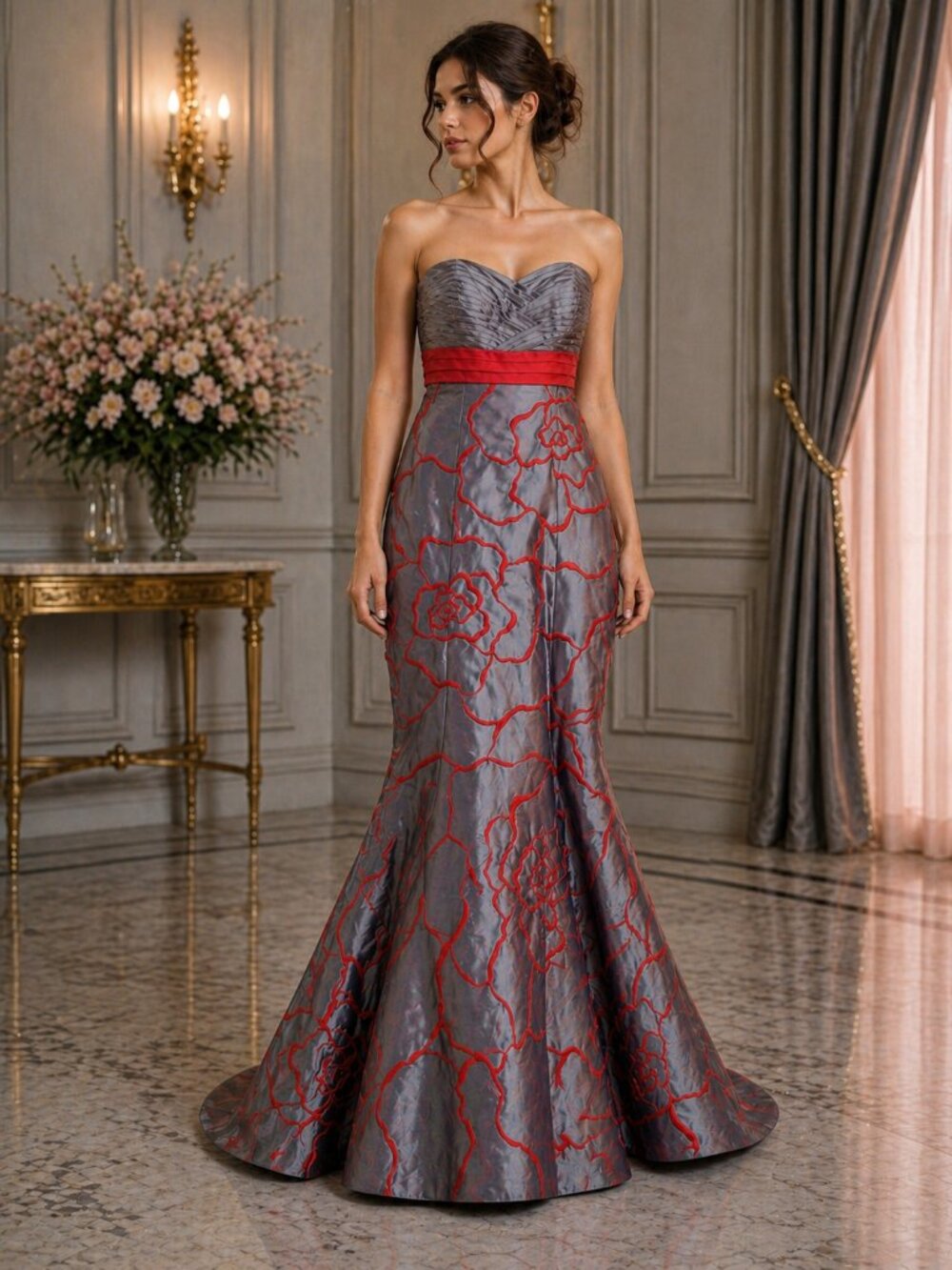 Elegant Blush Pink Pleated V-Neck Formal Gown | Spaghetti Strap Nude Maxi Dress